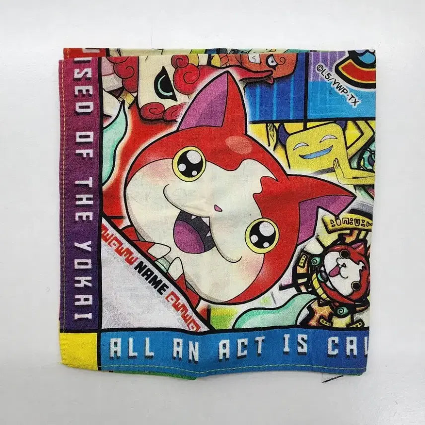 [BUNJANG] Classic Yo-kai Watch Handkerchief / 고전 요괴워치 손수건