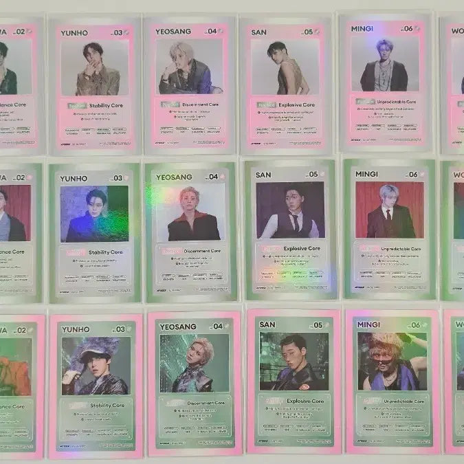 [BUNJANG] ATEEZ GOLDEN HOUR : Part.5 BAD Character Card All Set Bundle Set / 에이티즈 ateez GOLDEN HOUR : Part.5 BAD 캐릭터 카드(Character Card) all set 포토카드