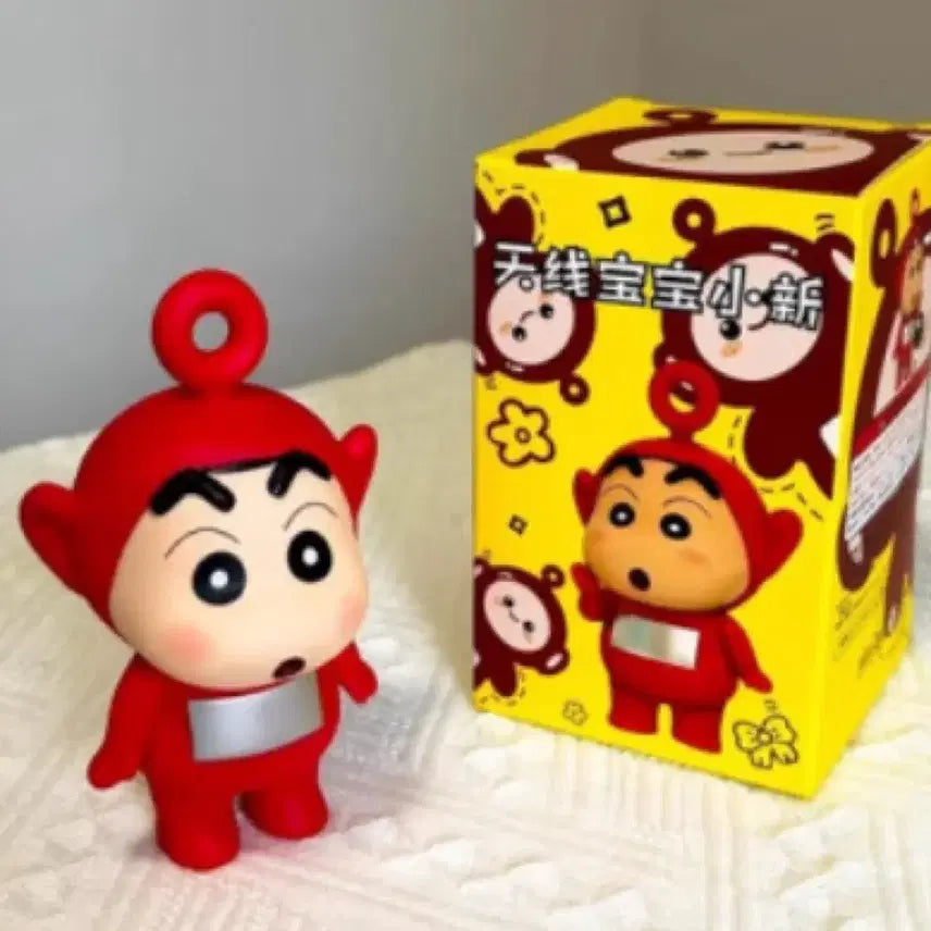 [BUNJANG] Crayon Shin-chan x Teletubbies Collaboration Figure / 짱구 텔레토비 콜라보 피규어 판매
