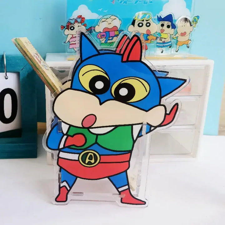 [BUNJANG] Crayon Shin-chan Acrylic Pencil Holder / 짱구 아크릴 연필꽂이 판매