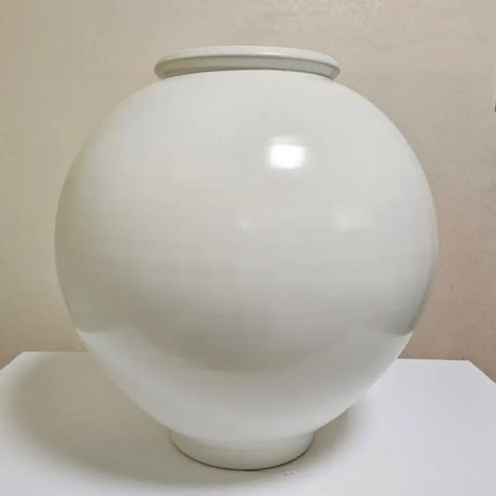 [BUNJANG] Large Matte Moon Jar (Height 53cm) / 무광 대형 달항아리 7번  (높이 53cm)