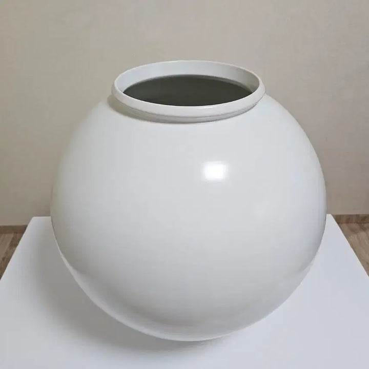 [BUNJANG] Large Matte Moon Jar (Height 53cm) / 무광 대형 달항아리 7번  (높이 53cm)