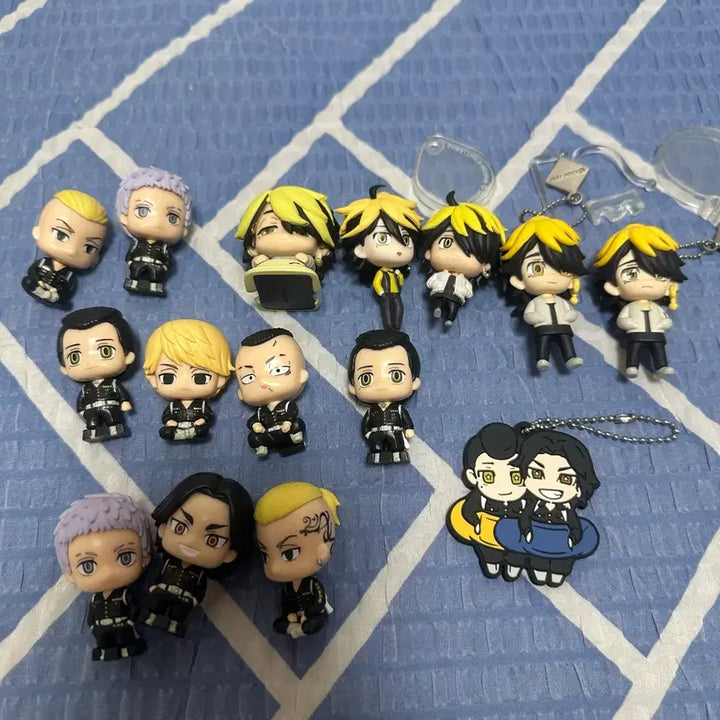 [BUNJANG] Tokyo Revengers Kazutora Mikey Keychain Rubber Strap Figure Set / 도쿄리벤저스 도리벤 카즈토라 마이키 키링 러버스트랩 피규어 방꾸