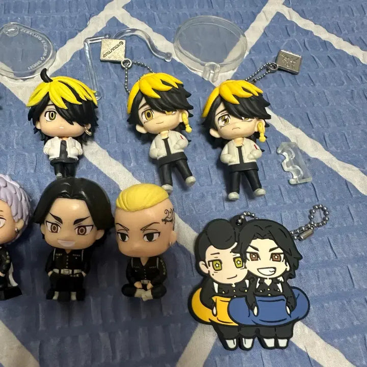 [BUNJANG] Tokyo Revengers Kazutora Mikey Keychain Rubber Strap Figure Set / 도쿄리벤저스 도리벤 카즈토라 마이키 키링 러버스트랩 피규어 방꾸