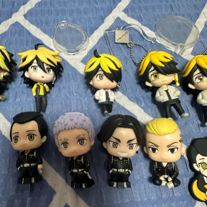 [BUNJANG] Tokyo Revengers Kazutora Mikey Keychain Rubber Strap Figure Set / 도쿄리벤저스 도리벤 카즈토라 마이키 키링 러버스트랩 피규어 방꾸