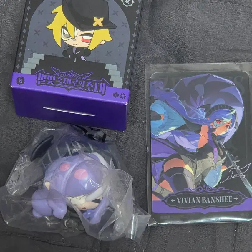 [BUNJANG] Vivienne Figure + Photocard Set (Redeem Code Unused) / 젠존제 더벤티 콜라보 비비안 피규어+포카(리딤미사용) 세트