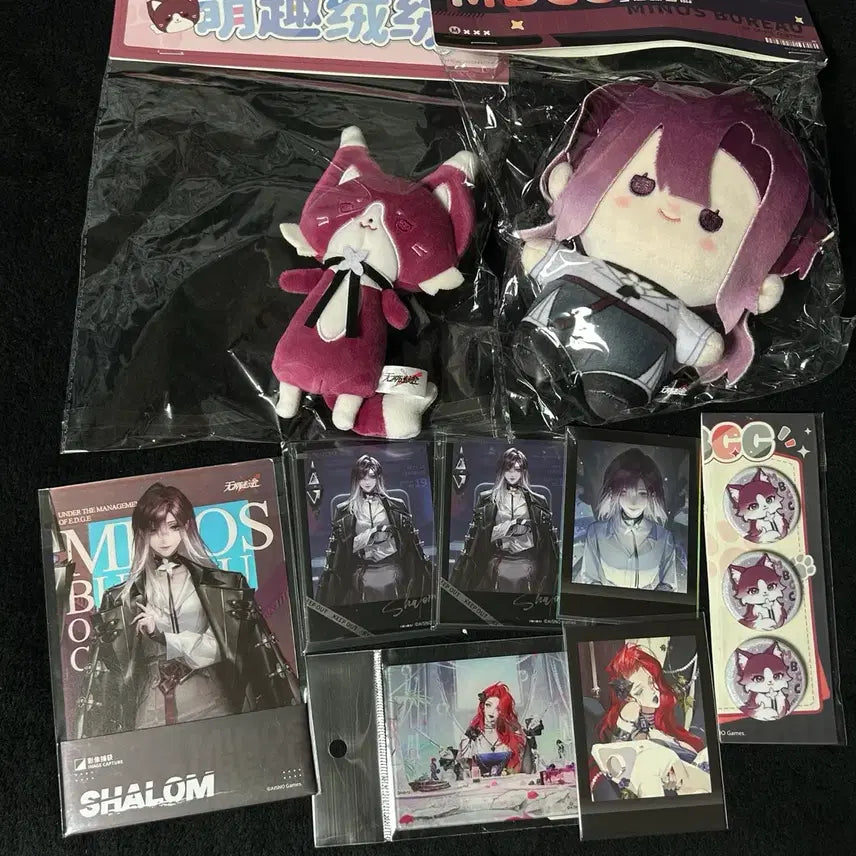 [BUNJANG] Mugimido Shalom Cabernet Cat Goods Bundle Set / 무기미도 샬롬 카베르네 고양이 굿즈 누이 아크릴 파샤 등 일괄