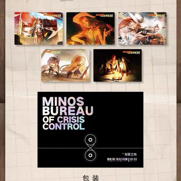 [BUNJANG] Mugimido Ella Hecate Corinne Acrylic Aurora Postcard &amp; Can Badge Bundle Set / 무기미도 엘라 헤카테 코린 아크릴 오로라 엽서 캔뱃지 일괄