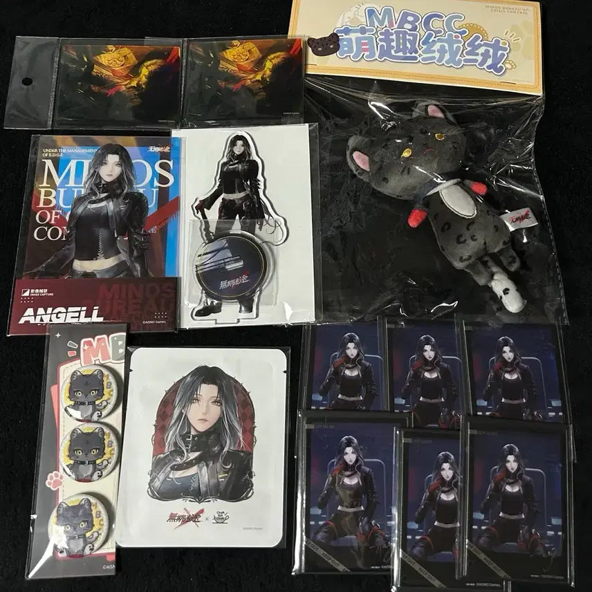 [BUNJANG] Mugimido Angel Nui Photocard Teabag Can Badge Acrylic Aurora Postcard Bundle Set / 무기미도 엔젤 누이 포카 티백 캔뱃지 아크릴 오로라 엽서 일괄