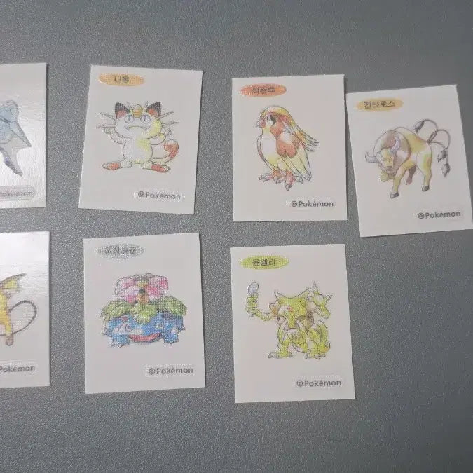 [BUNJANG] Pokemon Stickers Assortment / 포켓몬 띠부씰 여러종류 판매