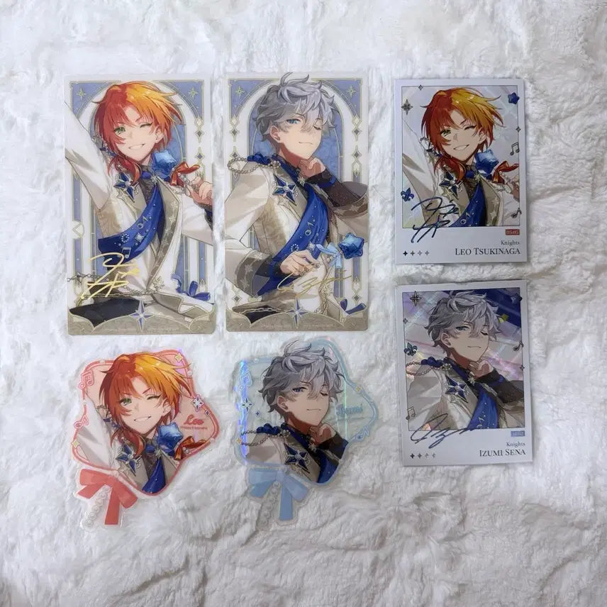 [BUNJANG] Ensemble Stars! Mobafun Collaboration Spotlight on Stage Polaroid Dream Theme Clear Card Knights Tsukimaga Leo, Sena Izumi / 앙스타 모펀 콜라보 팝업 스포트라이트 온 스테이지 폴라로이드 드림 테마 클리어 카드 나이츠 츠키나가 레오 세나 이즈미