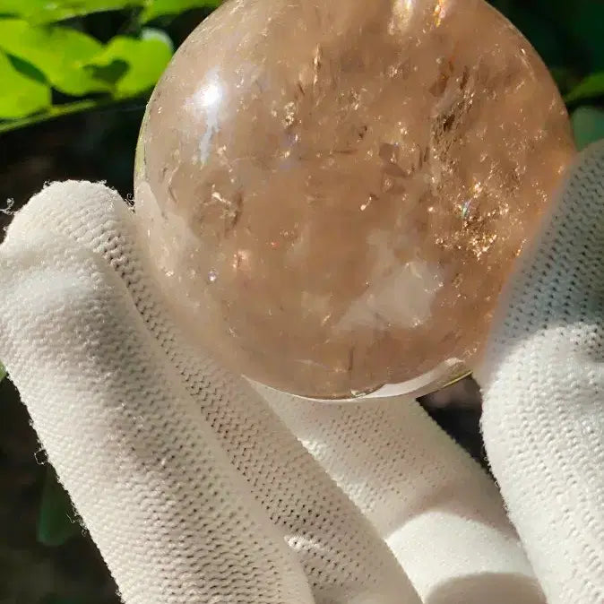 [BUNJANG] Natural Citrine Sphere 5.53cm 235g / 차수정 구슬 구  5.53cm 235g