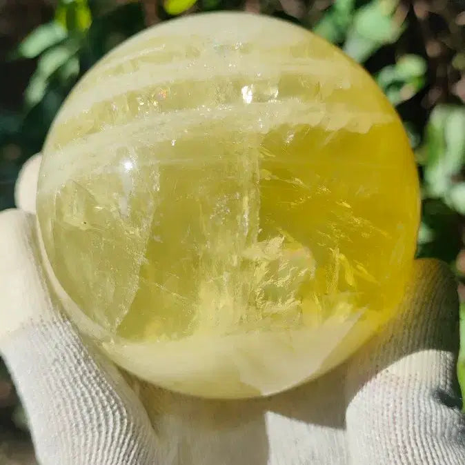 [BUNJANG] Natural Citrine Sphere Sunstone Bead 7.35 562g / 천연 황수정 볼 썬스톤 구슬 7. 35 562g