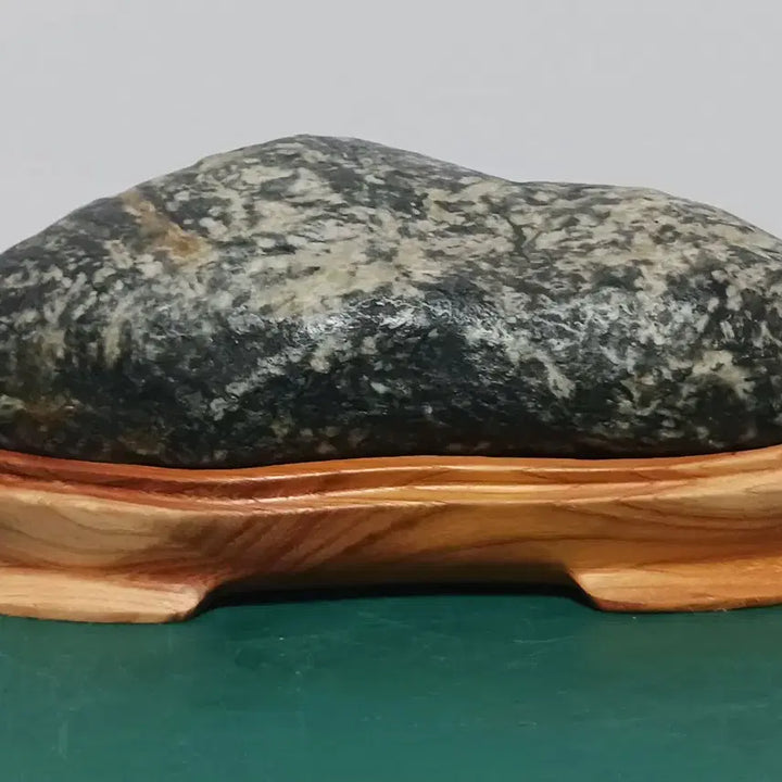 [BUNJANG] Geumgangsan Black Tiger Stripe Stone (Wonsangyeong) / 수석(금강 흑호피/원산경)