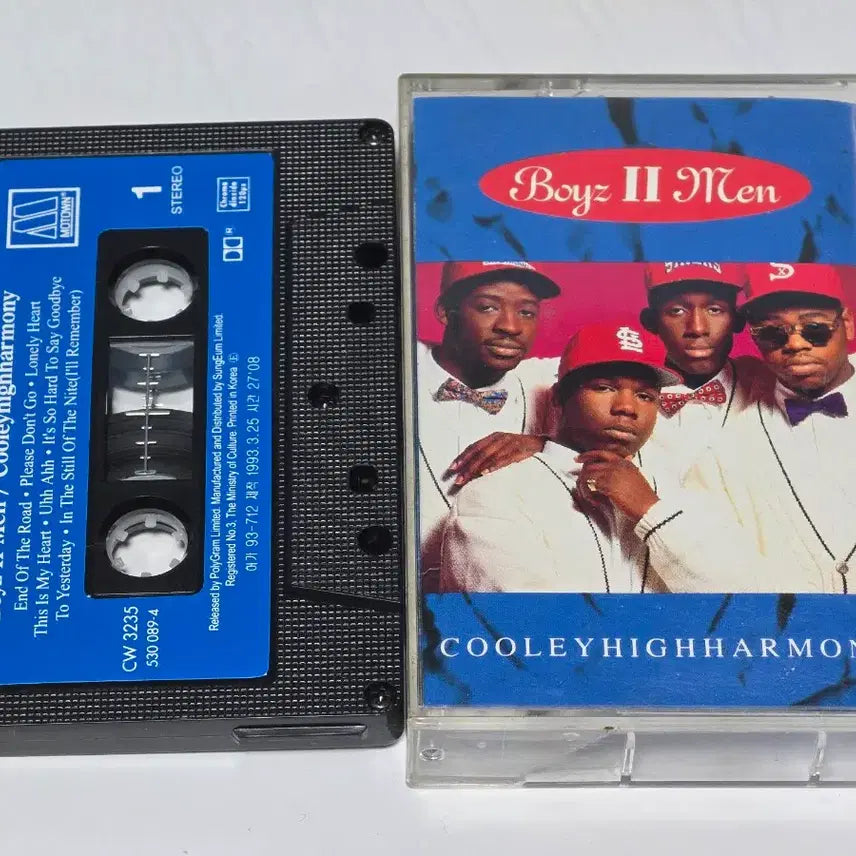 [BUNJANG] Boyz II Men Cooleyhighharmony Cassette Tape / 보이즈 투 맨 (Boyz II Men) - Cooleyhighharmony