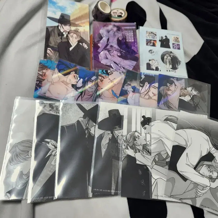 [BUNJANG] Yeolbyeong Bion Colca Illustration Photocard, Washi Tape, Postcard Set / 열병 비온 콜카 만화 굿즈 일러스트 포토카드 마테 엽서 세트
