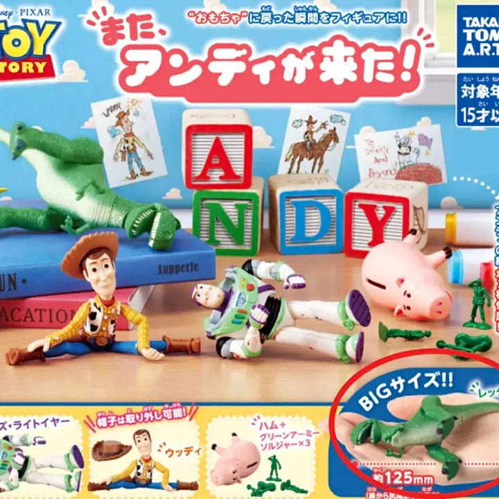 [BUNJANG] Toy Story Woody Buzz Gachapon Figures Set / 토이스토리 피규어 가챠 우디 버즈