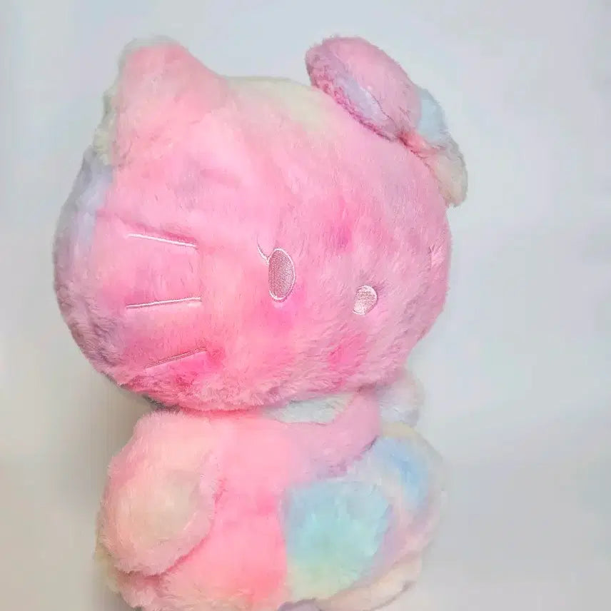 [BUNJANG] Rainbow Kitty Plush (Large Size) / 레인보우 무지개 키티