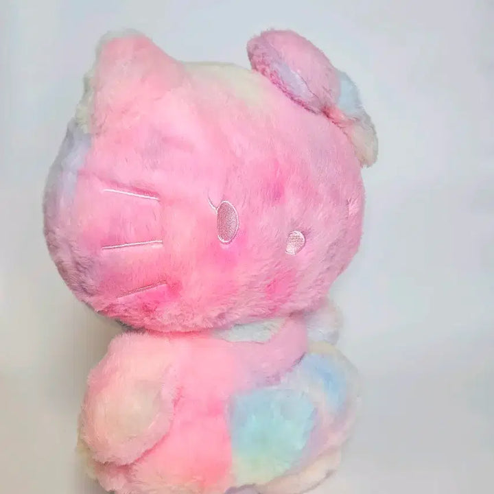 [BUNJANG] Rainbow Kitty Plush (Large Size) / 레인보우 무지개 키티