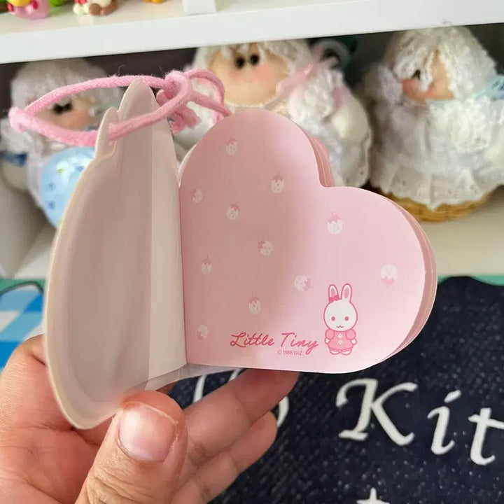 [BUNJANG] Barunson Dingo Pim Pim Heart Necklace Notebook / 고전문구 바른손 딩고 핌핌 하트 목걸이 수첩