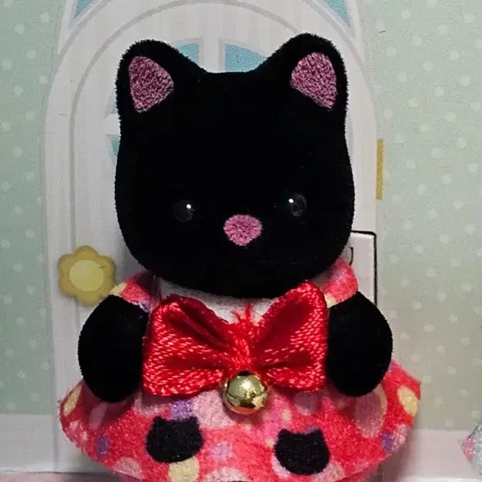 [BUNJANG] Sylvanian Families Midnight Cat Kitten Split Set / 실바니안 모여라 아기 고양이 미드나잇캣 분철 판매