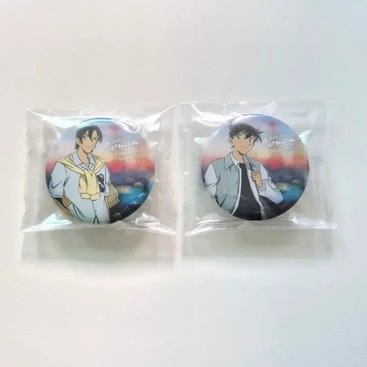 [BUNJANG] Detective Conan Sega Kuji Can Badge Bundle Set: Shinichi Kudo &amp; Kenji Hagiwara / (일괄) 명탐정코난 세가 쿠지 캔뱃지 쿠도 신이치 하기와라 켄지