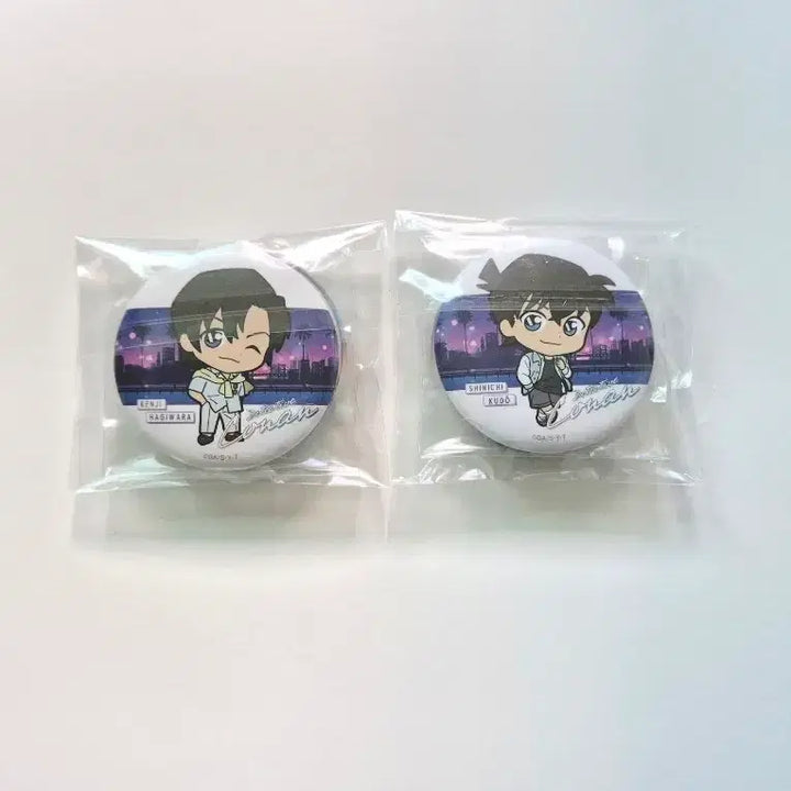 [BUNJANG] Detective Conan Sega Kuji Can Badge Bundle Set: Shinichi Kudo &amp; Kenji Hagiwara / (일괄) 명탐정코난 세가 쿠지 캔뱃지 쿠도 신이치 하기와라 켄지