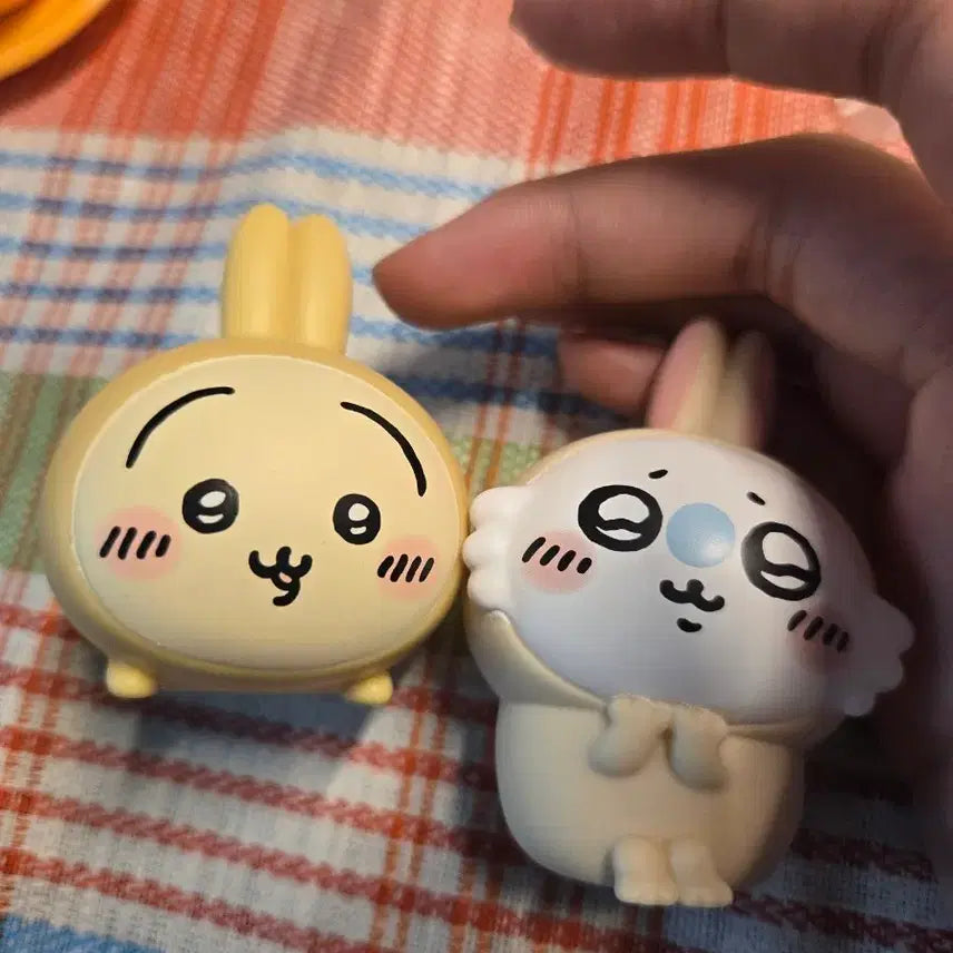[BUNJANG] Cheekawaii Pajama Gacha Figures (Usagi, Momonga) Bundle Set / 치이카와 잠옷 가챠 (우사기, 모몽가)