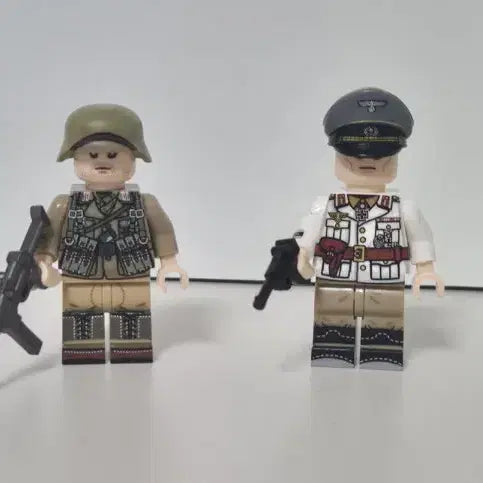 [BUNJANG] Mickoo Jicco Compatible Building Blocks WWII German DAK Figures / (택포) 미꾸지꾸 레고호환 2차대전 독일군 DAK