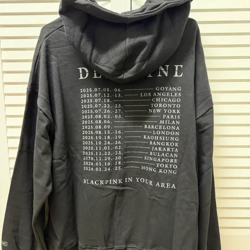 [BUNJANG] BLACKPINK Deadline Collaboration Zip-Up Hoodie / 블랙핑크 데드라인 집업후디팝니다