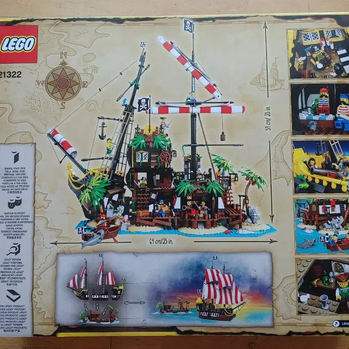 [BUNJANG] LEGO Ideas 21322 Pirates of Barracuda Bay (Sealed) / (미개봉)(정품) 레고 21322 바라쿠다 해적들 팝니다.