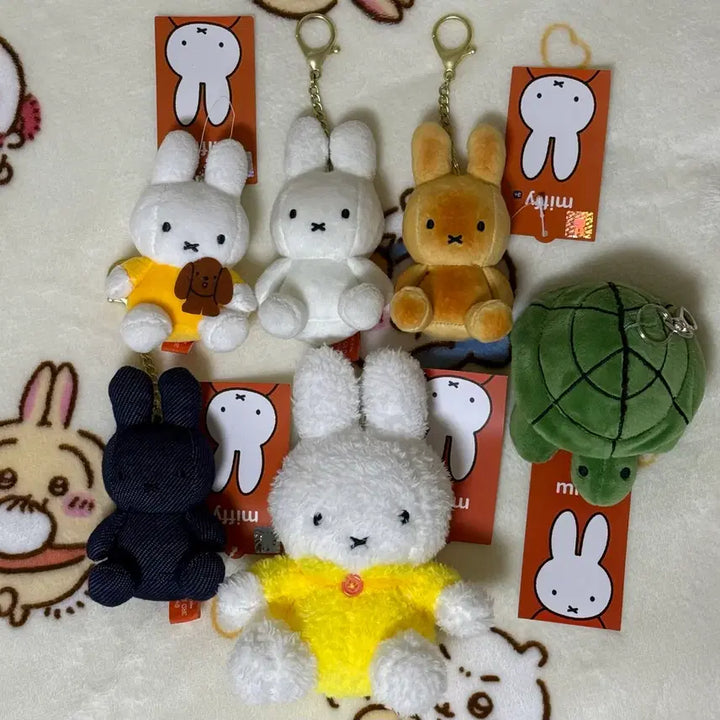 [BUNJANG] Miffy "Night Glow Turtle" Plush Bundle Set / 미피 야광 빵 거북이 인형 등 일괄