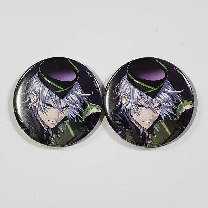 [BUNJANG] Twisted Wonderland Diasomnia Silver Half-Ring Can Badge / 트위스테 실버 반루즈 통상 캔뱃지 트위스티드 원더랜드 디아솜니아