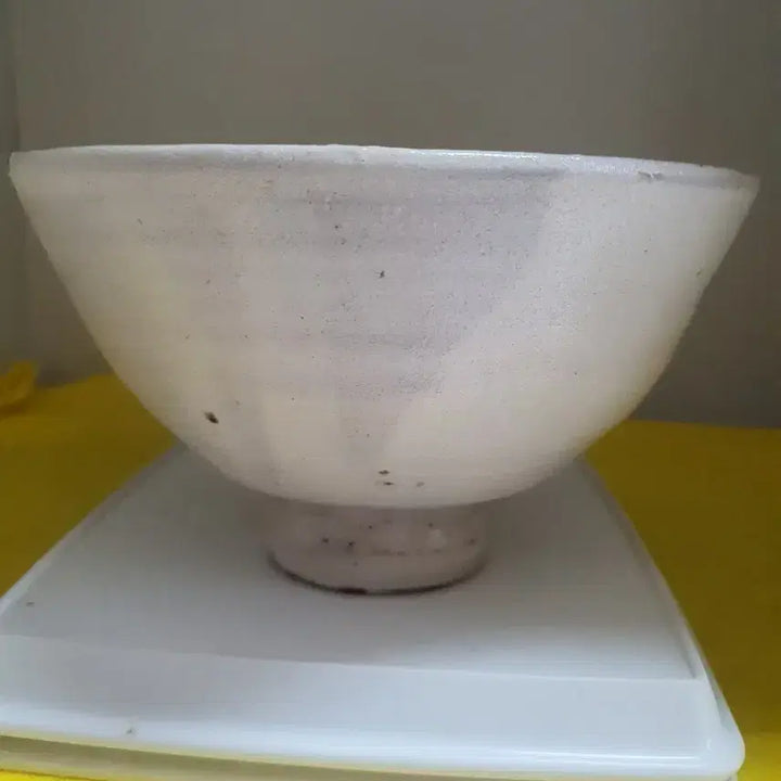 [BUNJANG] Joseon Dynasty White Porcelain Daeryunmun Gobal / 조선백자다륜문고발/백자발접시