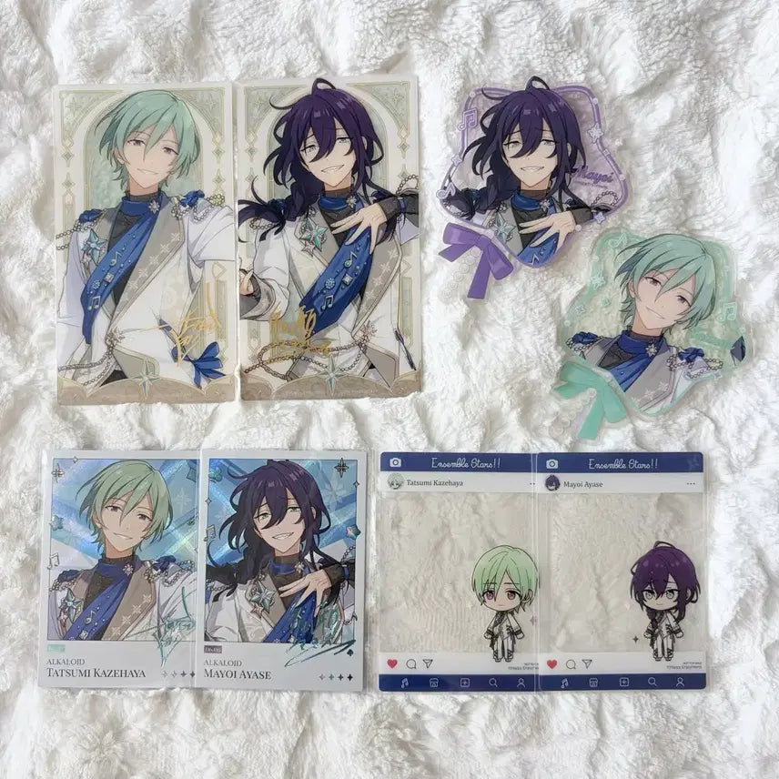 [BUNJANG] Ensemble Stars! Momopun Collaboration Spotlight on Stage Polaroid Dream Theme Clear Card ALKALOID Ayase Mayoi Kazehaya Tatsumi Acrylic Photocard / 앙스타 모펀 콜라보 팝업 스포트라이트 온 스테이지 폴라로이드 드림 테마 클리어 카드 알칼로이드 아야세 마요이 카제하야 타츠미 7만원 특전 아크릴 포토카드 클리어카드
