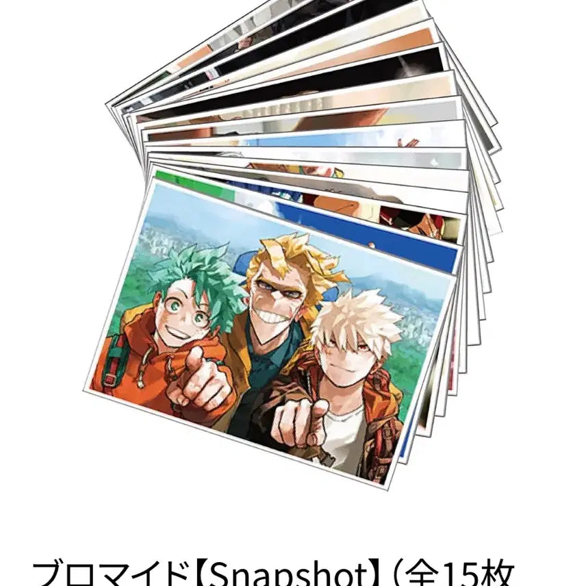 [BUNJANG] My Hero Academia "Hiroaka" Original Art Exhibition Snapshot Postcard Set (Bakugo, Midoriya) / 나의 히어로 아카데미아 히로아카 원화전 스냅샷 엽서 세트 바쿠고 미도리야