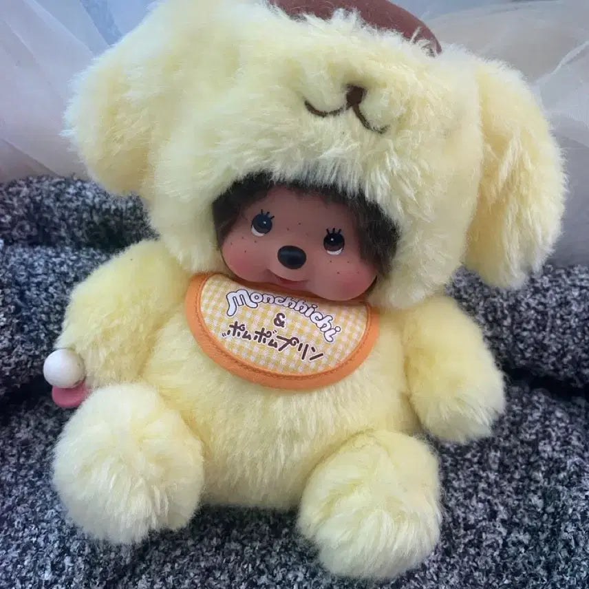 [BUNJANG] Sanrio Pompompurin Monchhichi / 폼폼푸린 몬치치 산리오
