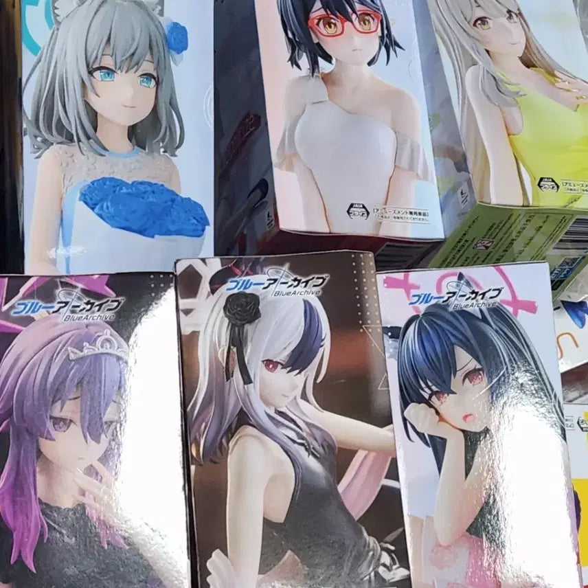 [BUNJANG] Blue Archive 6 Types Figure Bundle Set / 블루 아카이브 피규어 6종 일괄