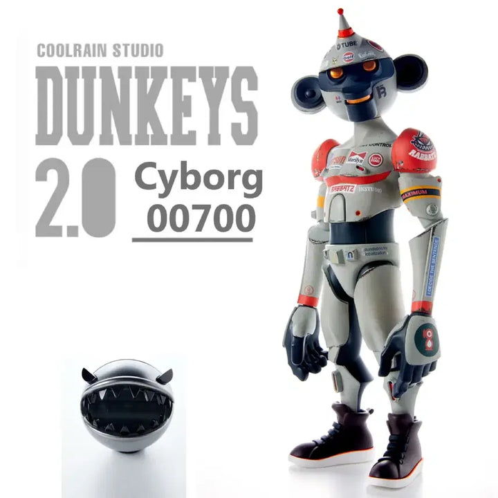 [BUNJANG] Coolrain DUNKEYS Cyborg 00700 Art Toy Figure / DUNKEYS (덩키즈) 사이보그00700 by Coolrain 아트토이 피규어 (새상품)