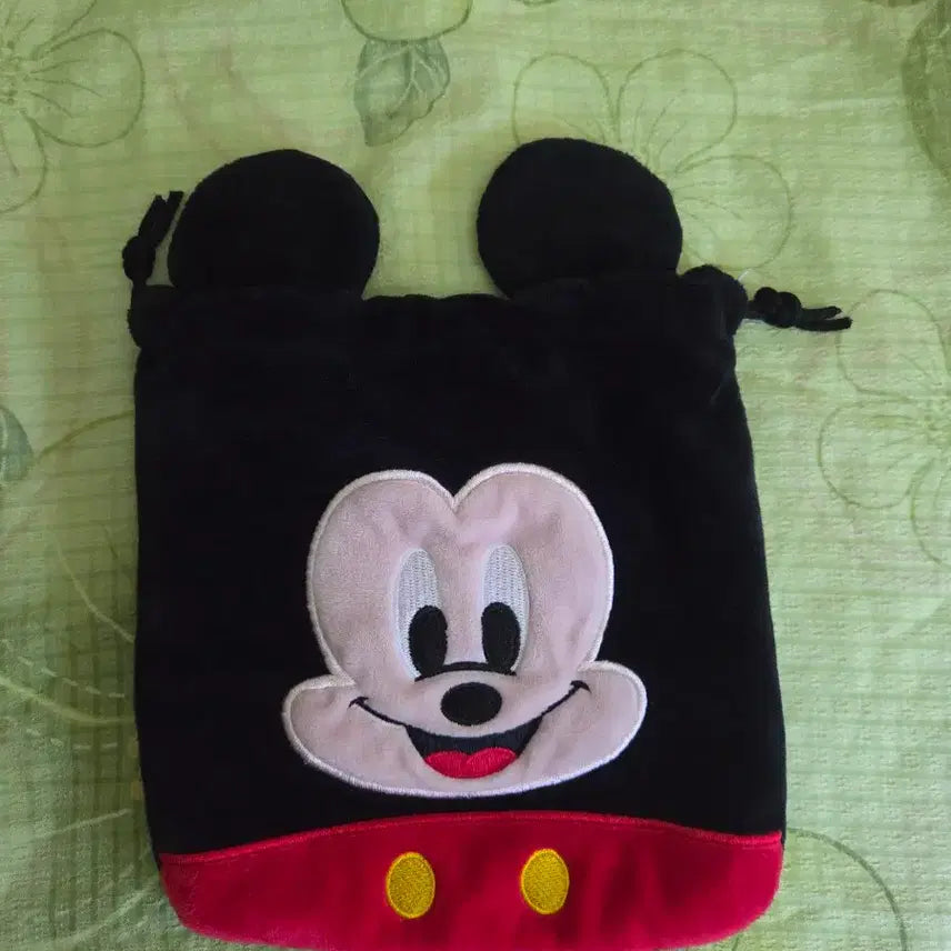 [BUNJANG] Disney Mickey Mouse Drawstring Pouch / 디즈니 미키 복조리