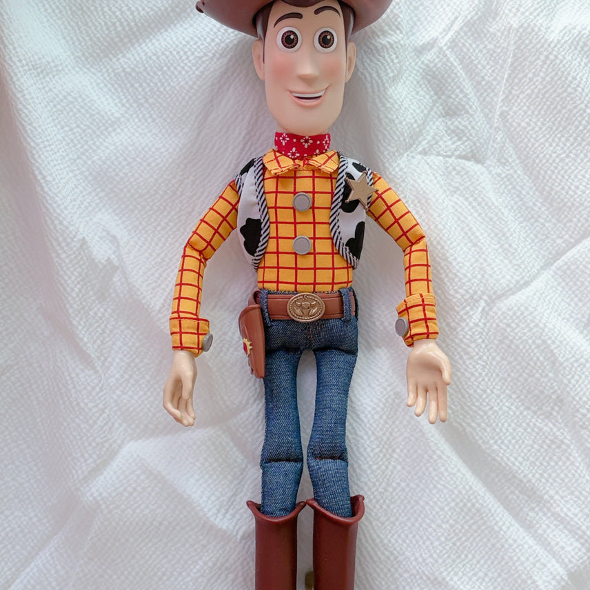 [BUNJANG] Disney Pixar Toy Story Woody Talking Figure / 토이스토리 정품 우디 토킹 피규어 말하는 인형 픽사 디즈니랜드