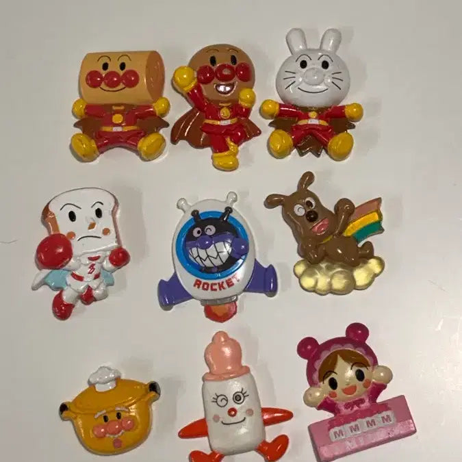 [BUNJANG] Anpanman Vintage Magnet Bundle Set / 호빵맨 빈티지 마그넷 일괄 세트