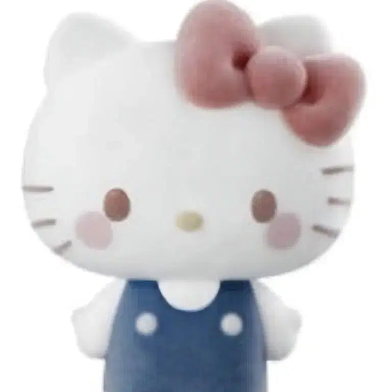 [BUNJANG] Bandai Sanrio Characters Flocked Doll Hello Kitty / 반다이 산리오 캐릭터즈 플로키돌 헬로키티