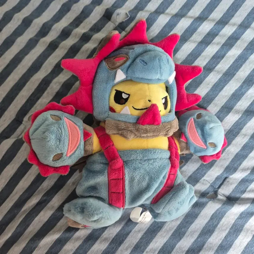 [BUNJANG] Pokemon Gengar Sansdrew Plush Doll / 피카츄 괴수매니아 삼삼드래 인형