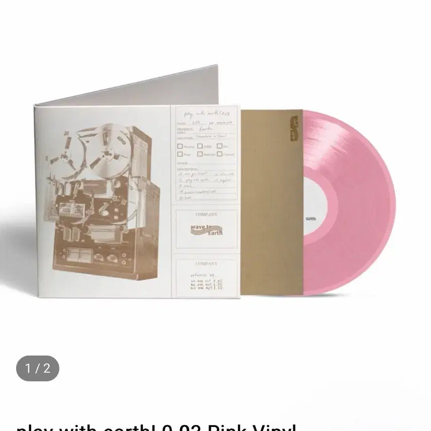 [BUNJANG] Wave To Us Play With Earth! 0.03 Pink Vinyl LP / 웨이브투어스 엘피