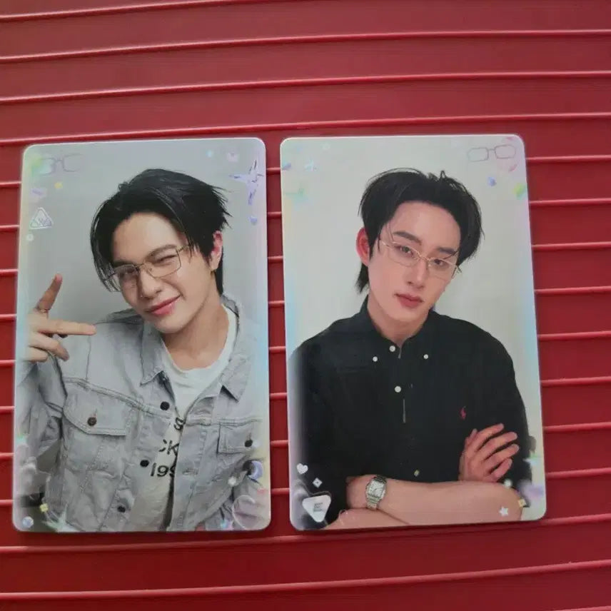 [BUNJANG] GMMTV Will &amp; Earth Glasses Photocard Bundle / gmmtv 북페어 윌엣 안경포카