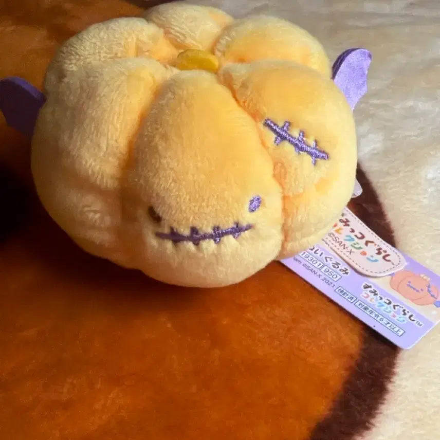 [BUNJANG] Sumikko Gurashi Halloween Pumpkin Tenori Doll / 스밋코구라시 할로윈 호박 테노리 인형 (새상품)
