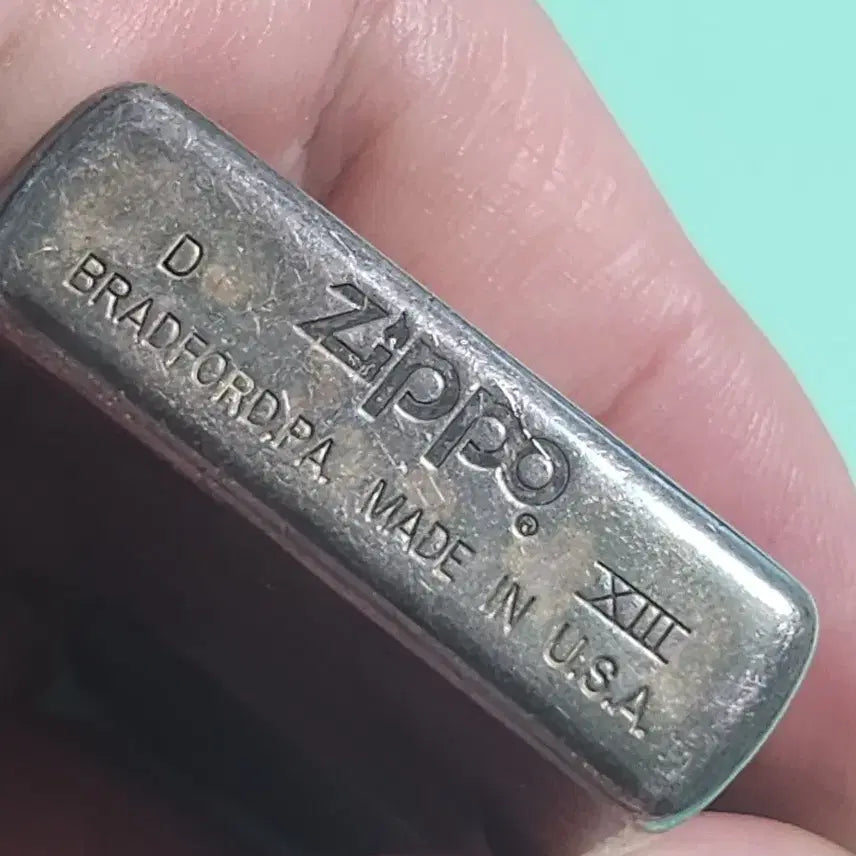 [BUNJANG] Zippo Lighter Street Chrome 1996 April / 지포 라이터 정품,1996년4월 스트리트 크롬