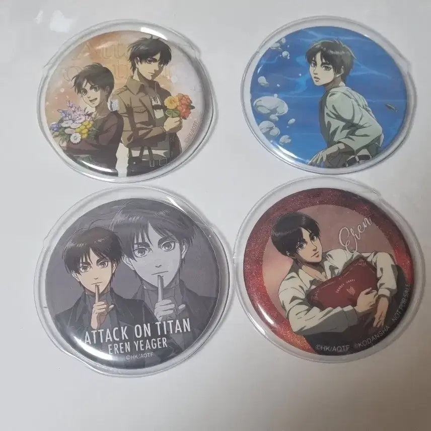 [BUNJANG] Attack on Titan Eren Badge / 진격의거인 에렌 뱃지 일괄