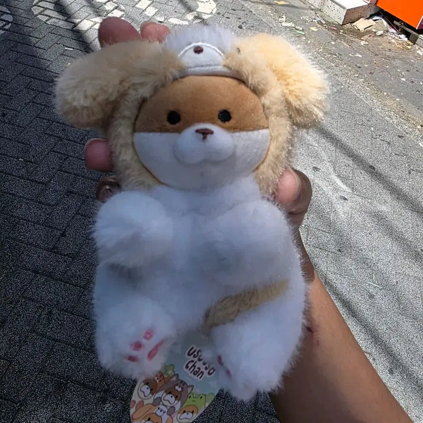 [BUNJANG] Uso Uso 12cm Animal Costume Keyring Plush / 동물코스튬 우소우소 12cm 키링 인형